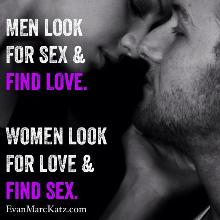 difference between men's and women's ideas of sex and love