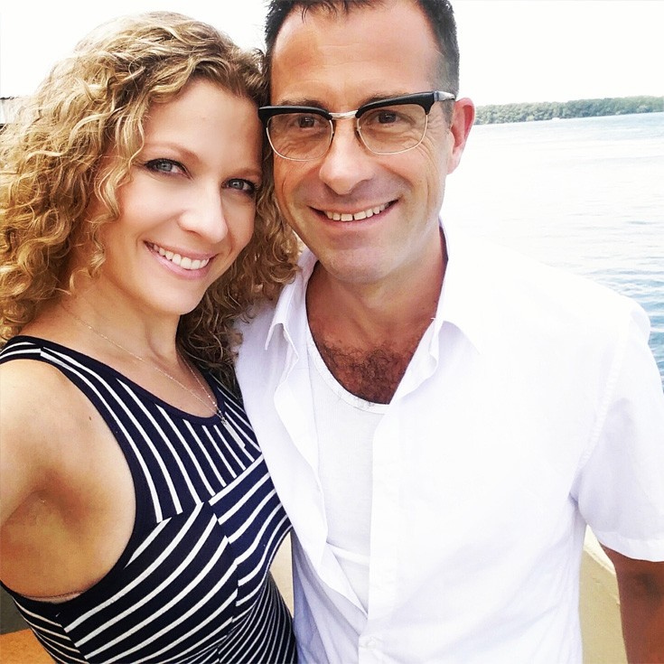 gorgeous couple enjoying the beach